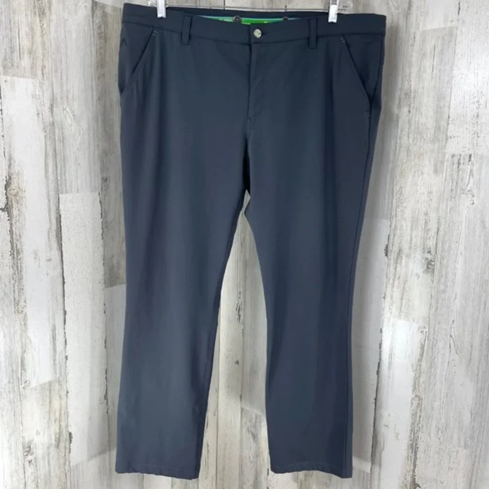 Alberto Golf Pants Men’s Size 58 Modern Fit 3xDRY Dark Gray Stretch